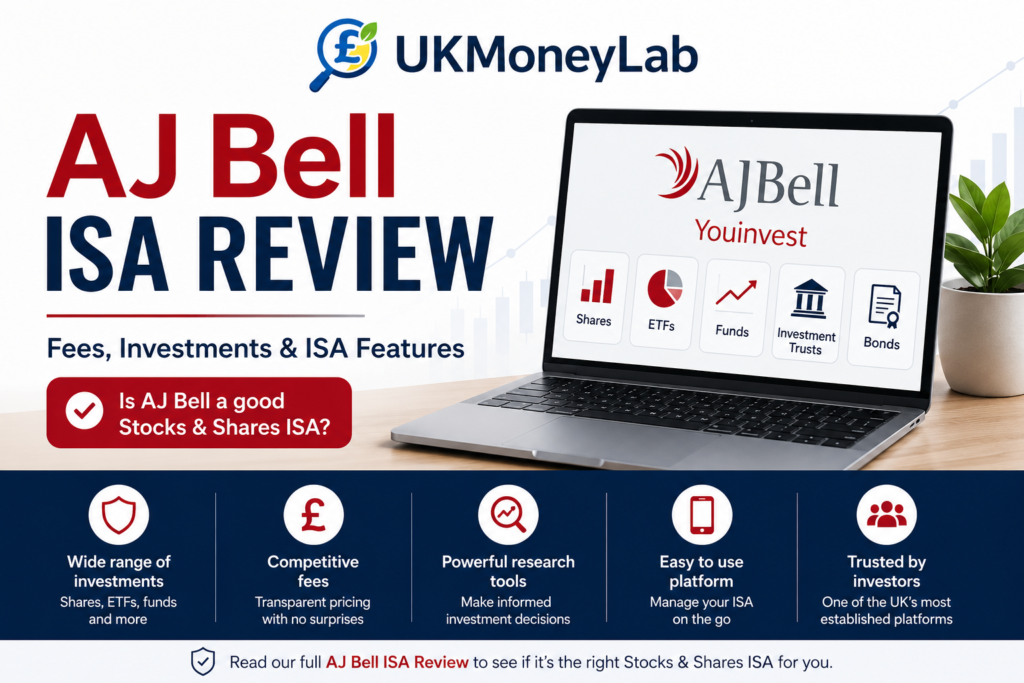 AJ Bell ISA Review AJ Bell ISA Review for UK investors by UKMoneyLab