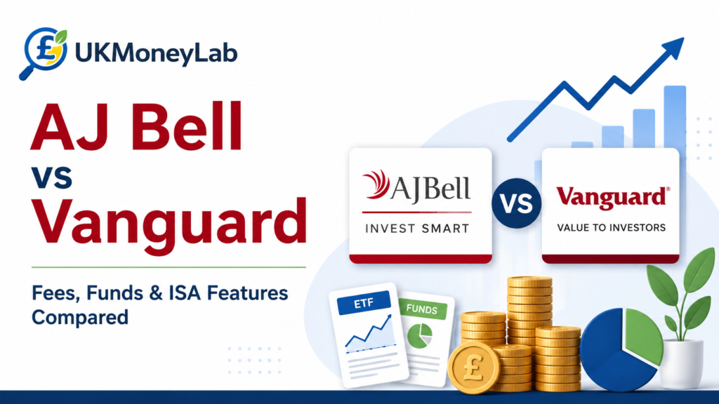 AJ Bell vs Vanguard comparison for UK investors by UKMoneyLab